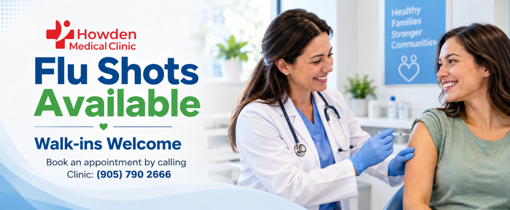 free flu-shot in brampton. walk ins are welcome